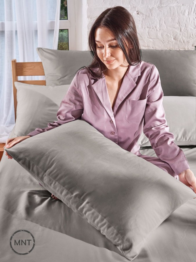 Наволочка 50х70 сатин хлопок с клапаном однотонная - 6