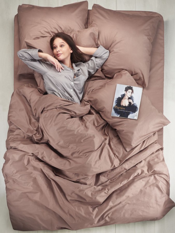 Наволочка 50х70 сатин хлопок с клапаном однотонная - 6