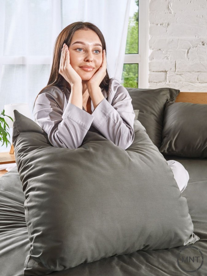 Наволочка 70х70 сатин хлопок однотонная - 1