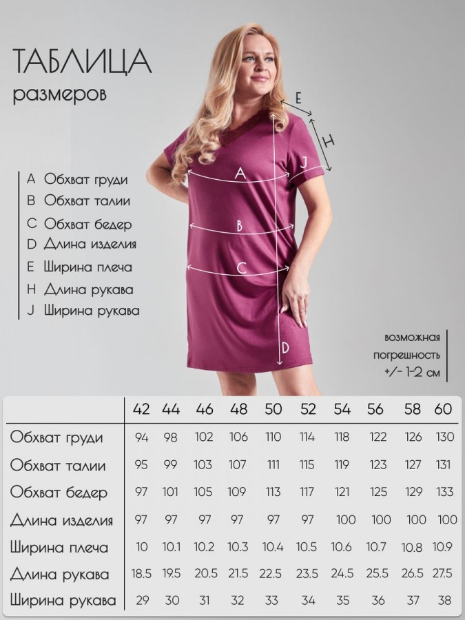 Ночная сорочка с кружевом - 1 Ночная сорочка с кружевом - 1