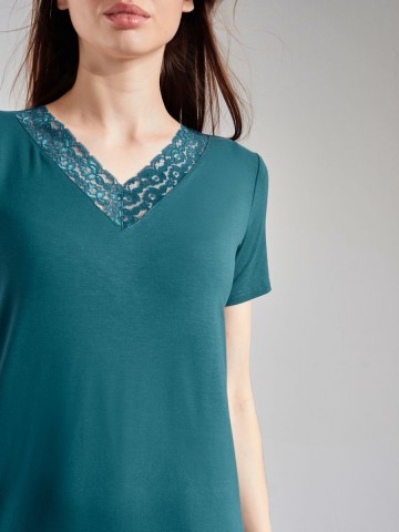 Ночная сорочка с кружевом - 5