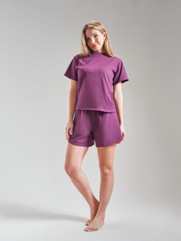 Домашний костюм с шортами - 9