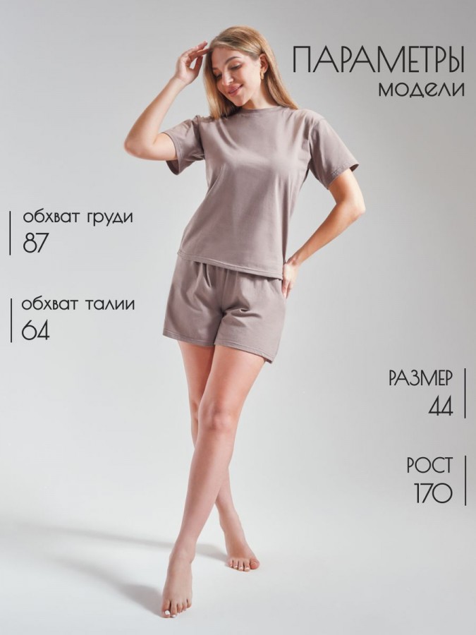 Домашний костюм с шортами - 7