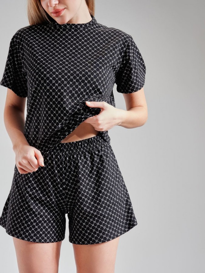 Домашний костюм с шортами - 7