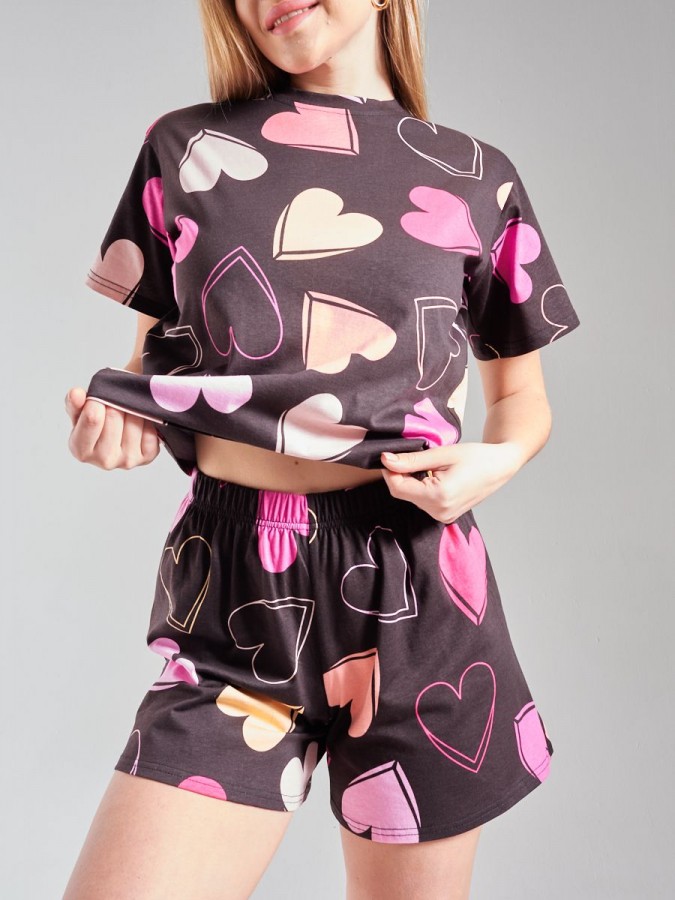 Домашний костюм с шортами - 3