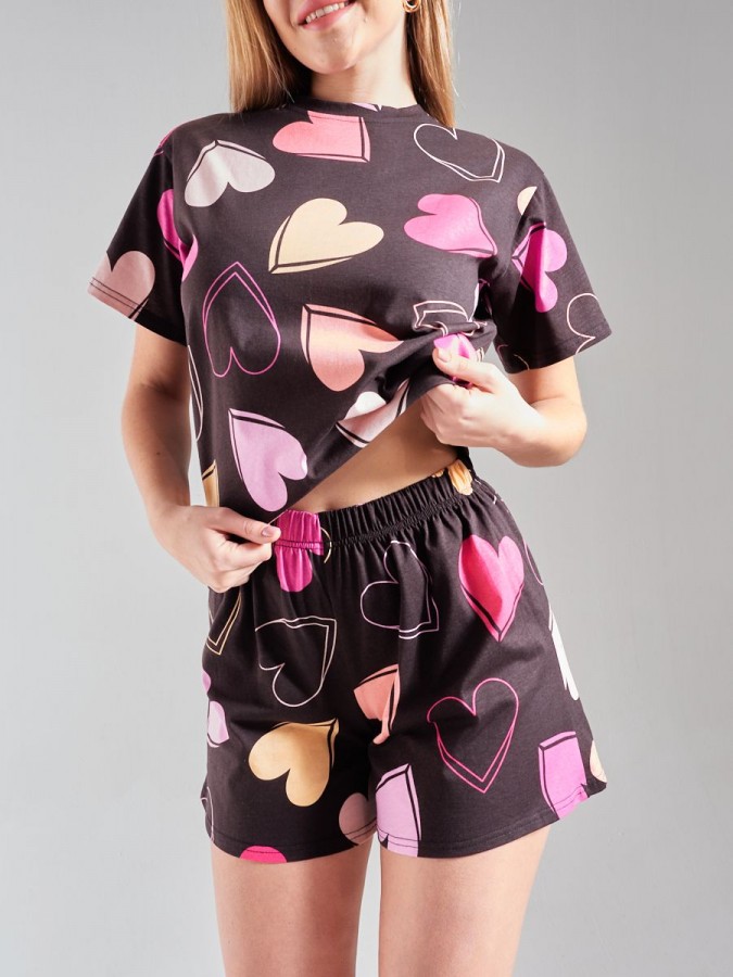 Домашний костюм с шортами - 6