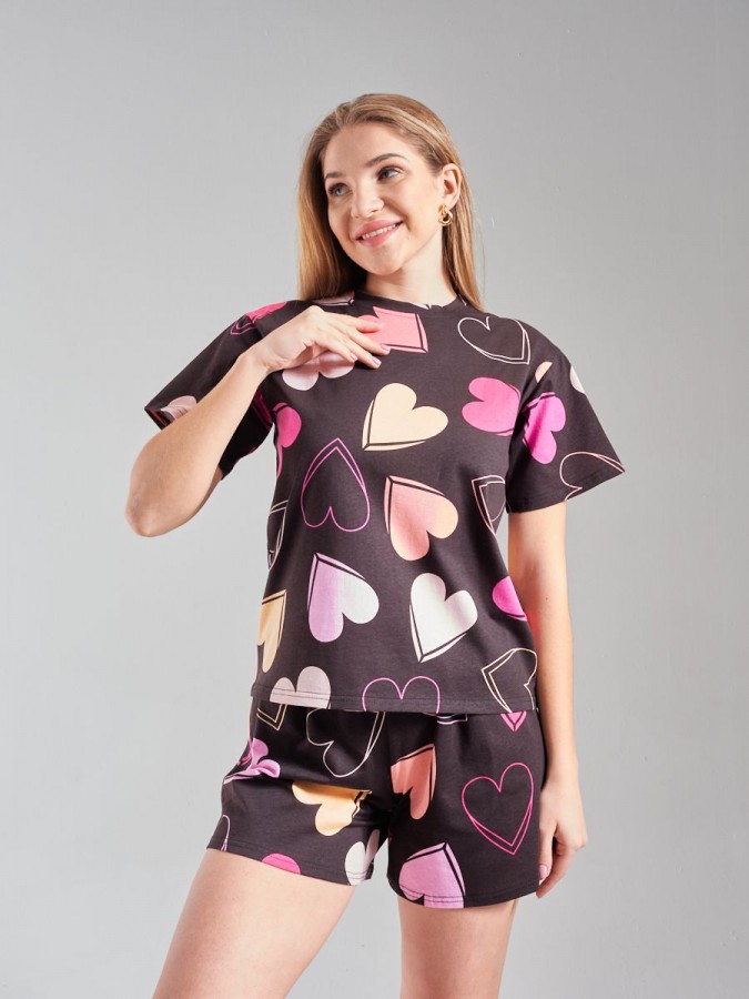 Домашний костюм с шортами - 7