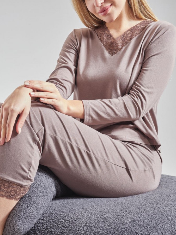 Пижама со штанами, костюм домашний - 5