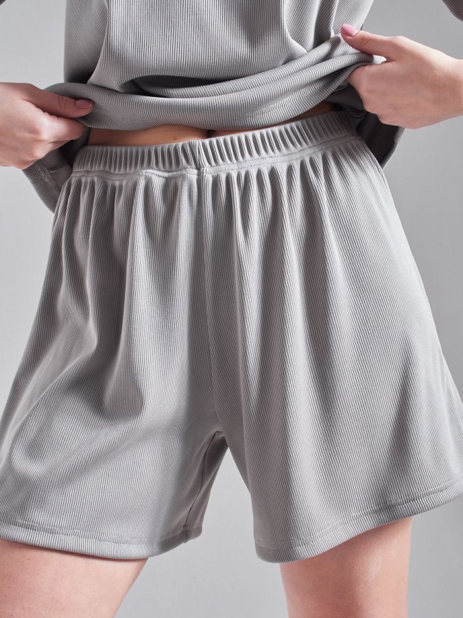 Домашний костюм с шортами лапша - 2