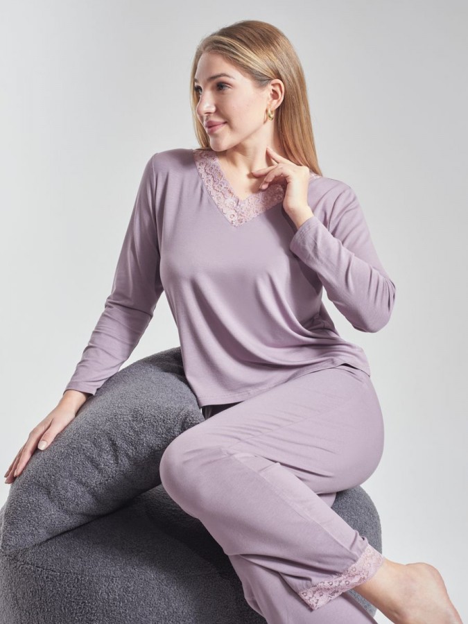 Пижама со штанами, костюм домашний - 6