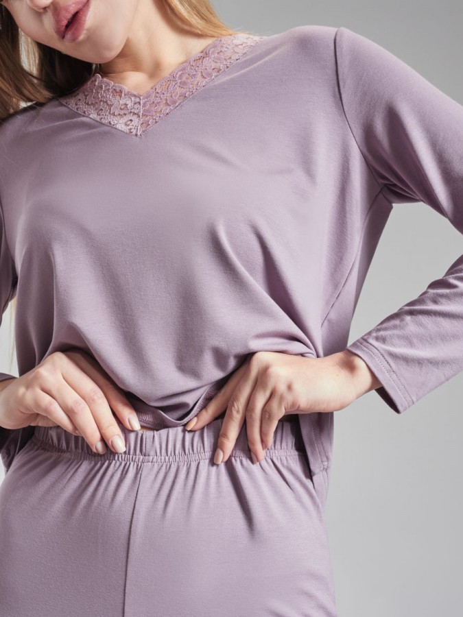 Пижама со штанами, костюм домашний - 8