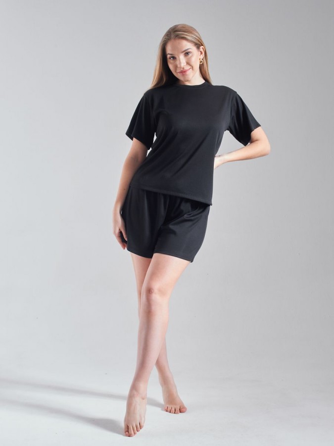 Домашний костюм с шортами лапша - 2