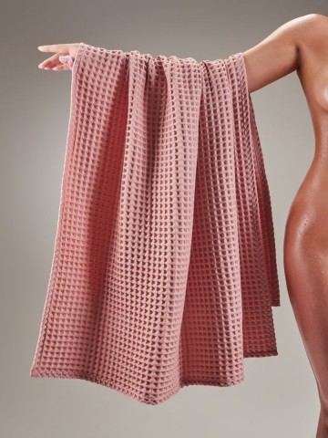 Полотенце банное вафельное хлопок - 3