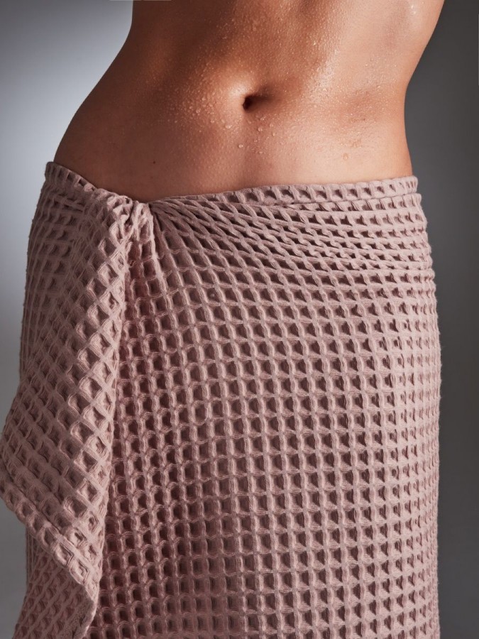 Полотенце банное вафельное хлопок - 1