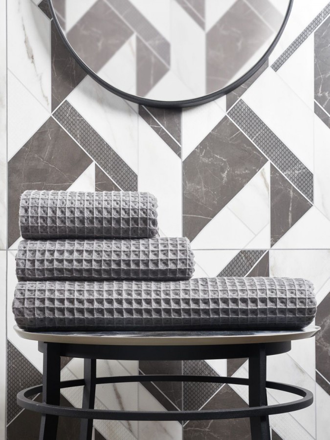 Набор банных вафельных полотенец 3 шт - 3