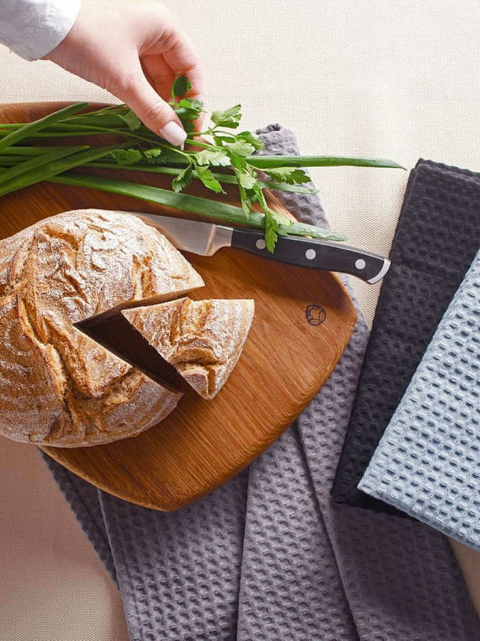 Полотенце кухонное вафельное набор 3 штуки - 6