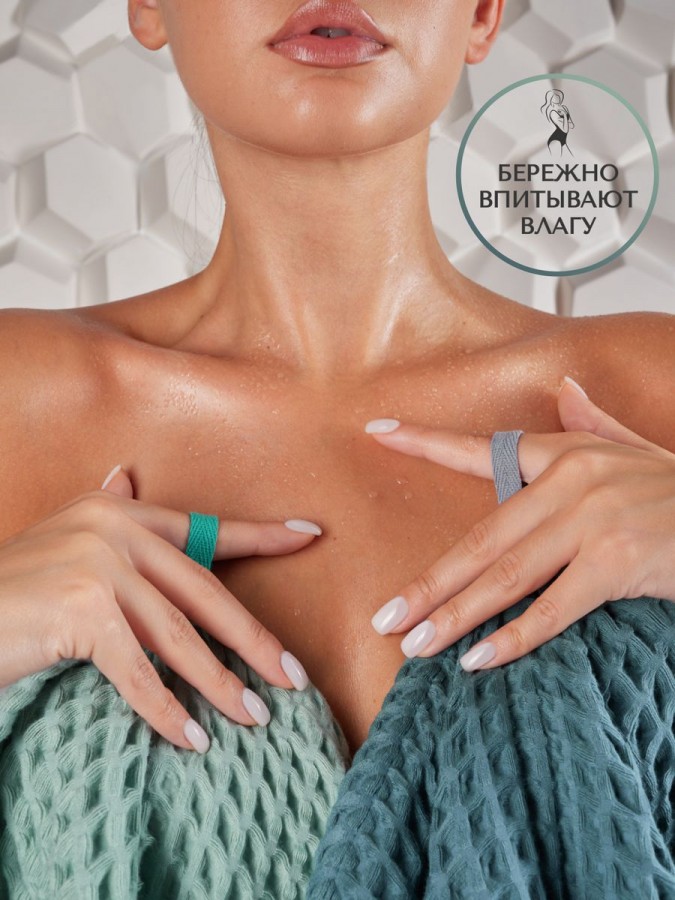 Полотенца вафельное для рук и лица - 7