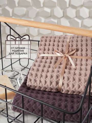 Полотенца вафельное для рук и лица - 6