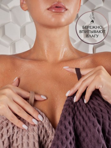 Полотенца вафельное для рук и лица - 8