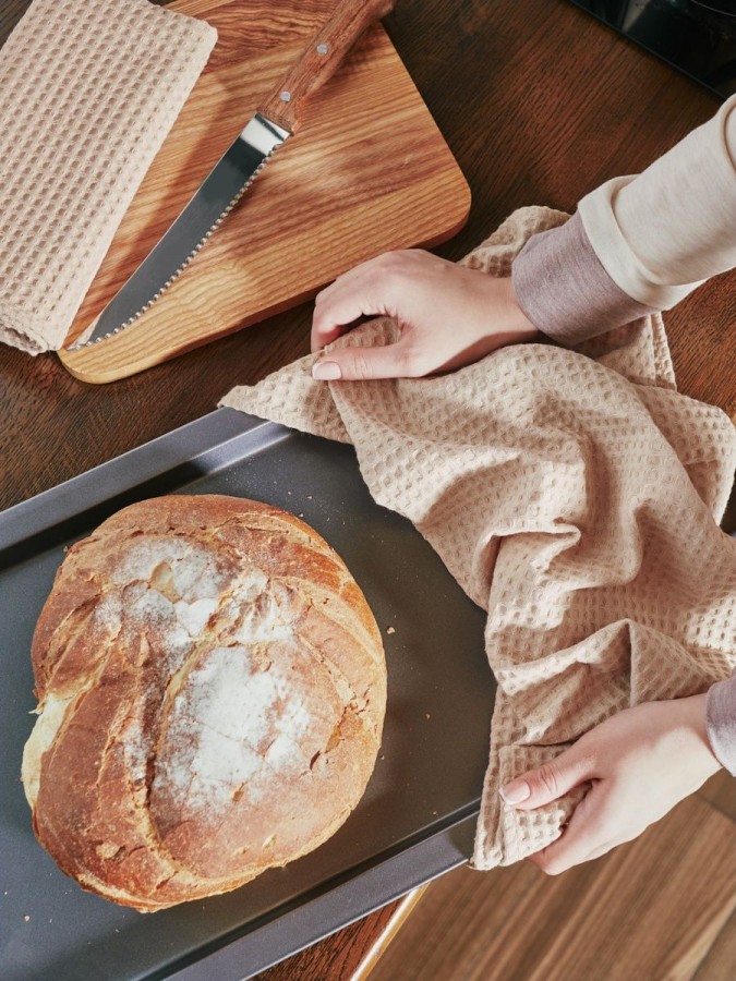 Полотенце кухонное вафельное набор 3 штуки - 3 Полотенце кухонное вафельное набор 3 штуки - 3