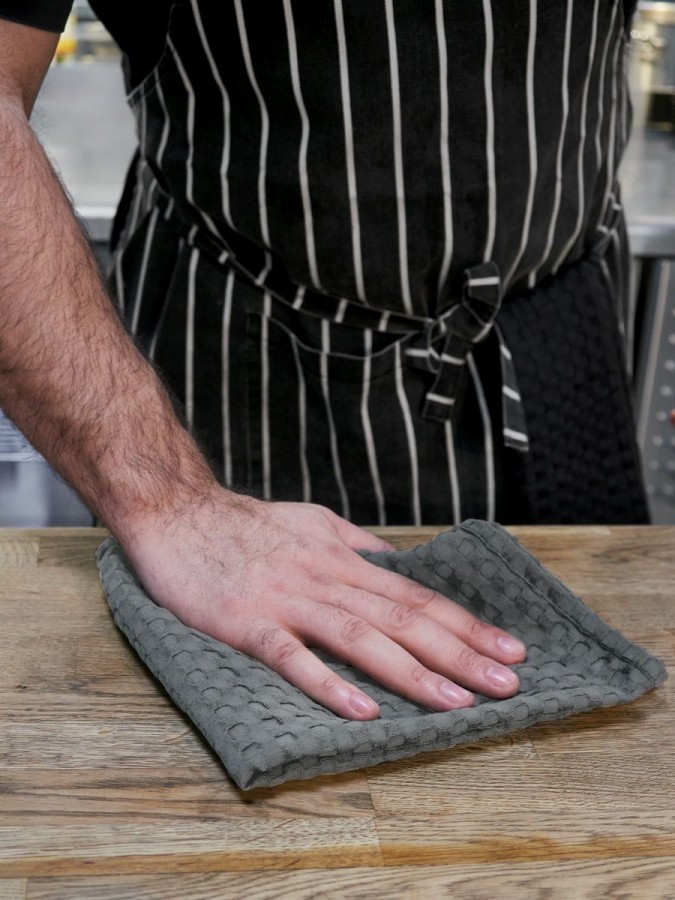 Полотенце кухонное вафельное - 9