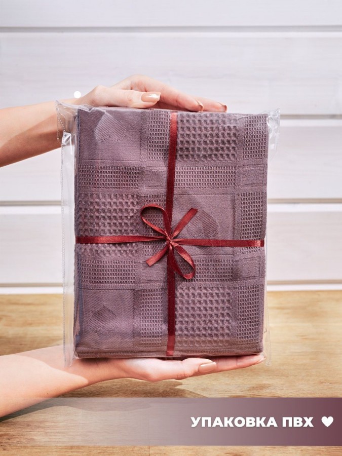 Полотенце кухонное набор 3 штуки мягкое - 1