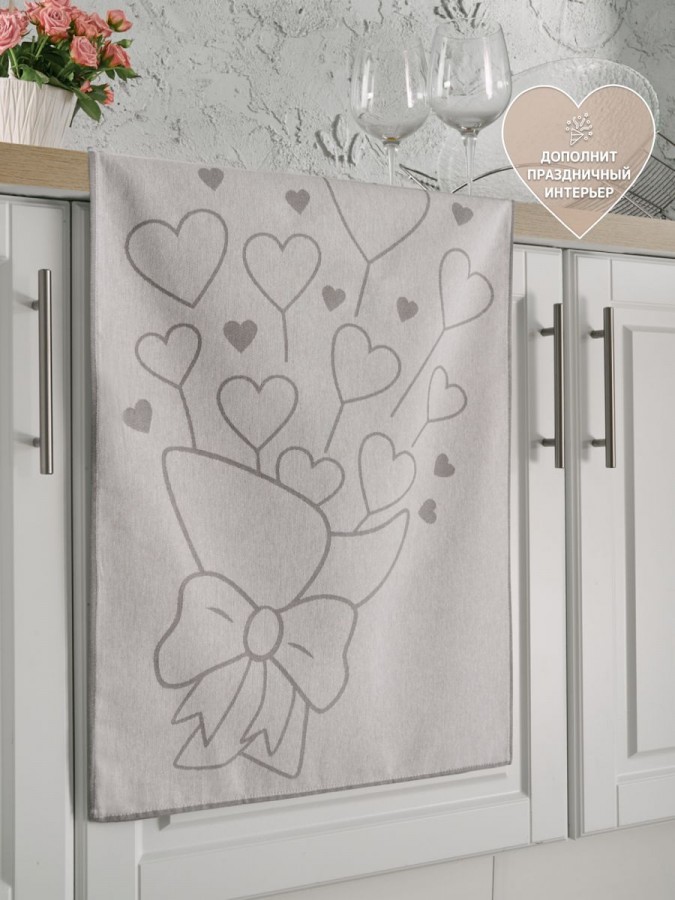Полотенце кухонное с рисунком - 1