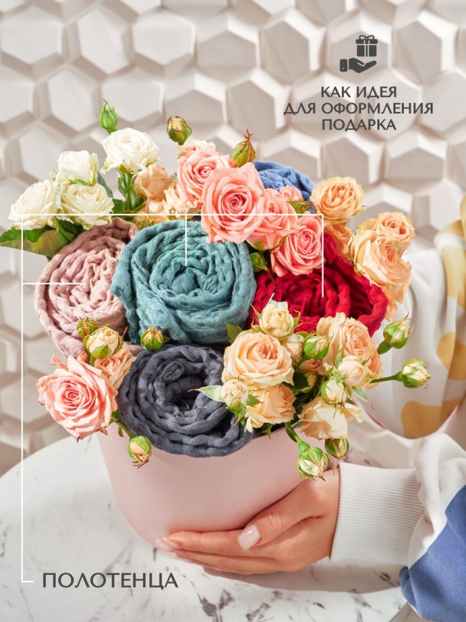 Полотенца вафельное для рук и лица - 3