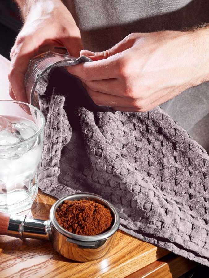 Полотенце кухонное вафельное - 13