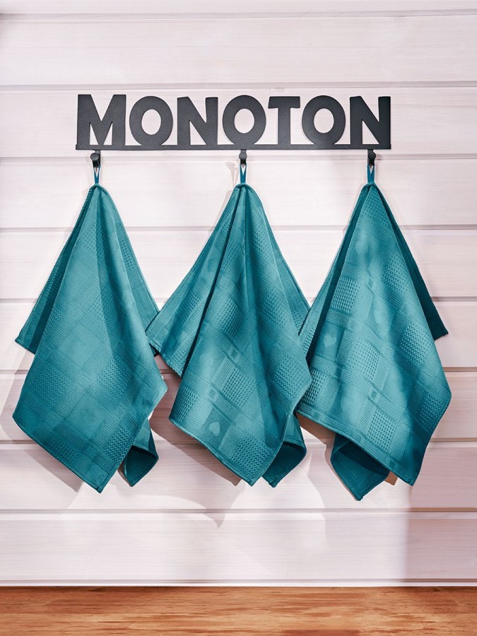 Полотенце кухонное набор 3 штуки мягкое - 7